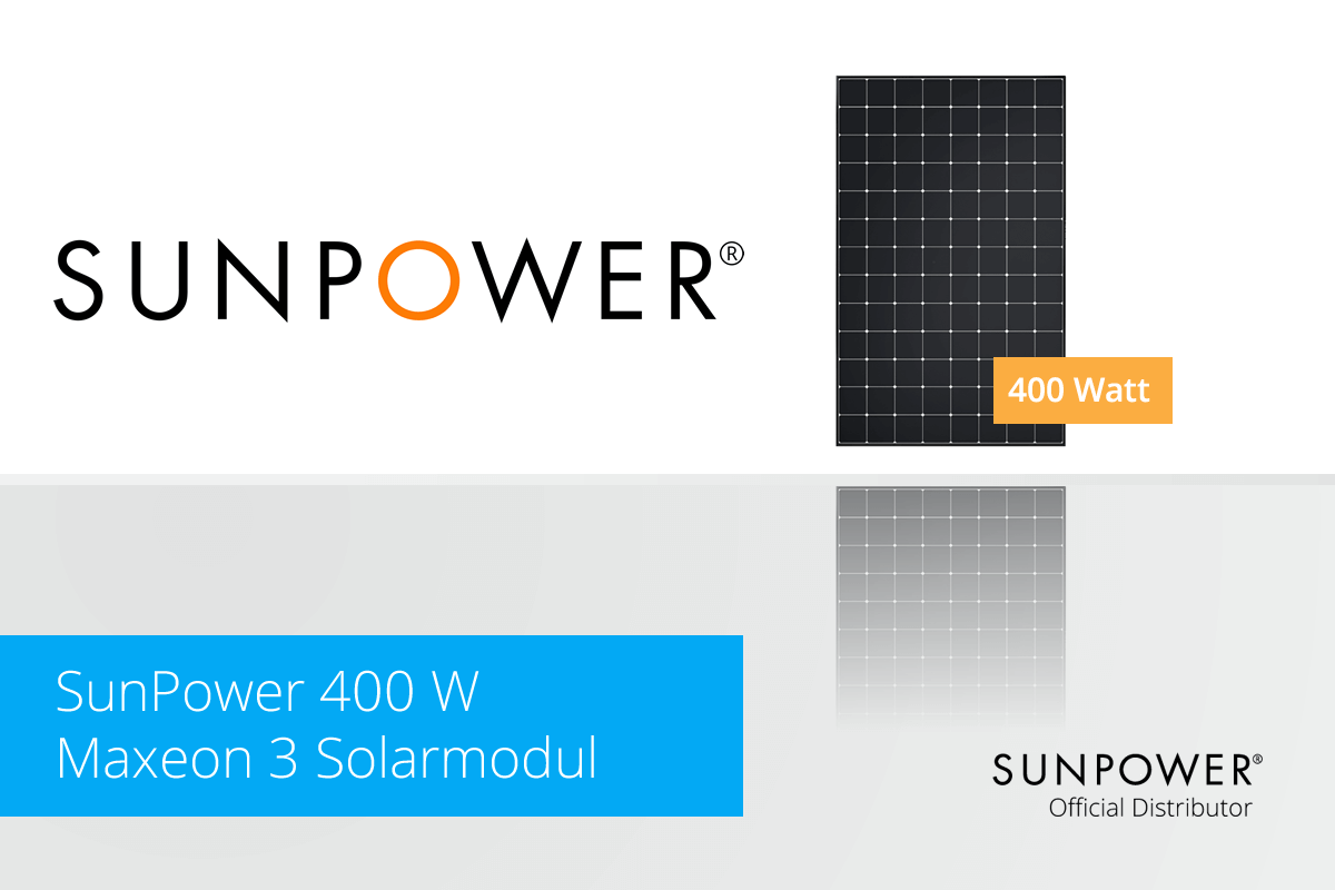 400 Watt Solarmodul von SunPower