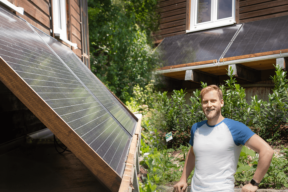 Mini Solaranlage Photovoltaik für Mieter