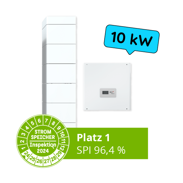 Platz 1 Stromspeicherinspektion 10 kW: RCT Power Battery 11.5 und RCT Power Storage DC 10.0