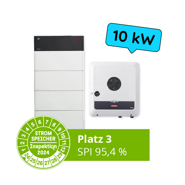 Platz 3 Stromspeicherinspektion 10 kW: Fronius Symo GEN24 10.0 Plus und BYD Battery-Box Premium HVS 10.2