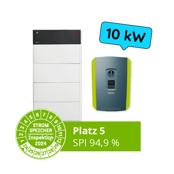 Platz 5 Stromspeicherinspektion 10 kW: KOSTAL PLENTICORE plus G2 10 und BYD Battery-Box Premium HVS 12.8