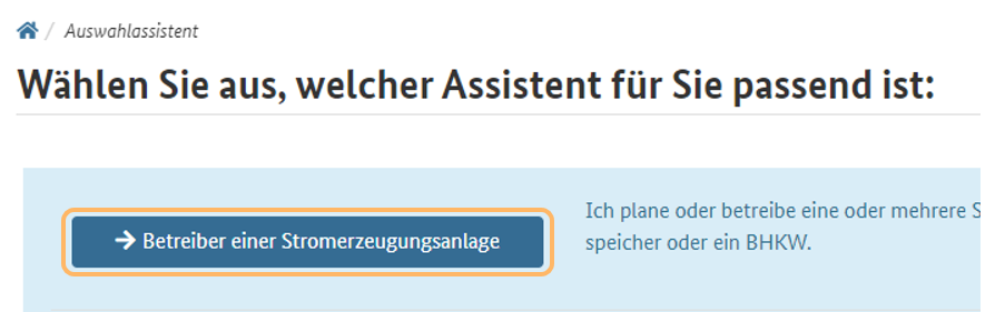 Betreiber einer Stromerzeugungsanlage