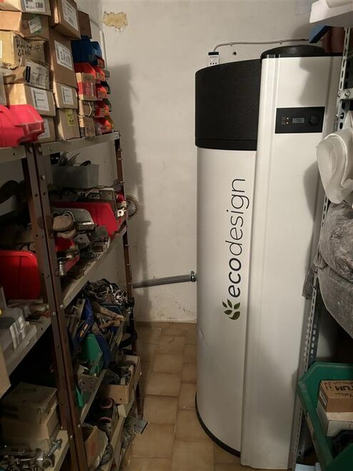 Brauchwasser Wärmepumpe im Keller