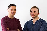 Unsere IT Spezialisten Michael Wenleder und Patrick Teibner