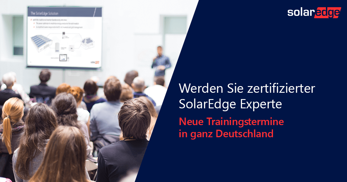 solaredge-aufbauschulungen SolarEdge Aufbauschulungen