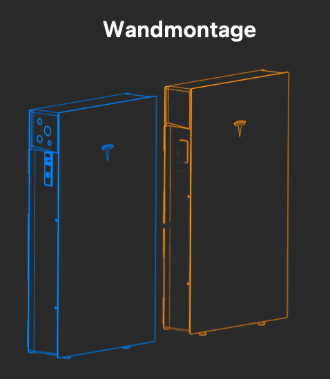 Tesla Powerwall 3 Wandmontagesatz
