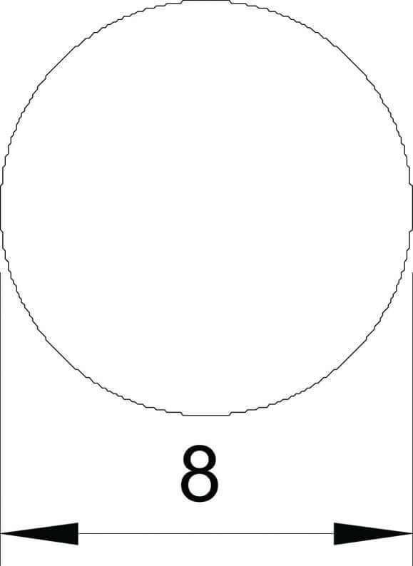 OBO Rundleiter Aluminium 8mm /150m