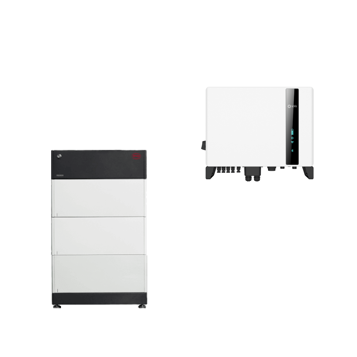 BYD Battery-Box Premium HVS 7.7 mit Solis S6 3P-Hybrid - 8 kW