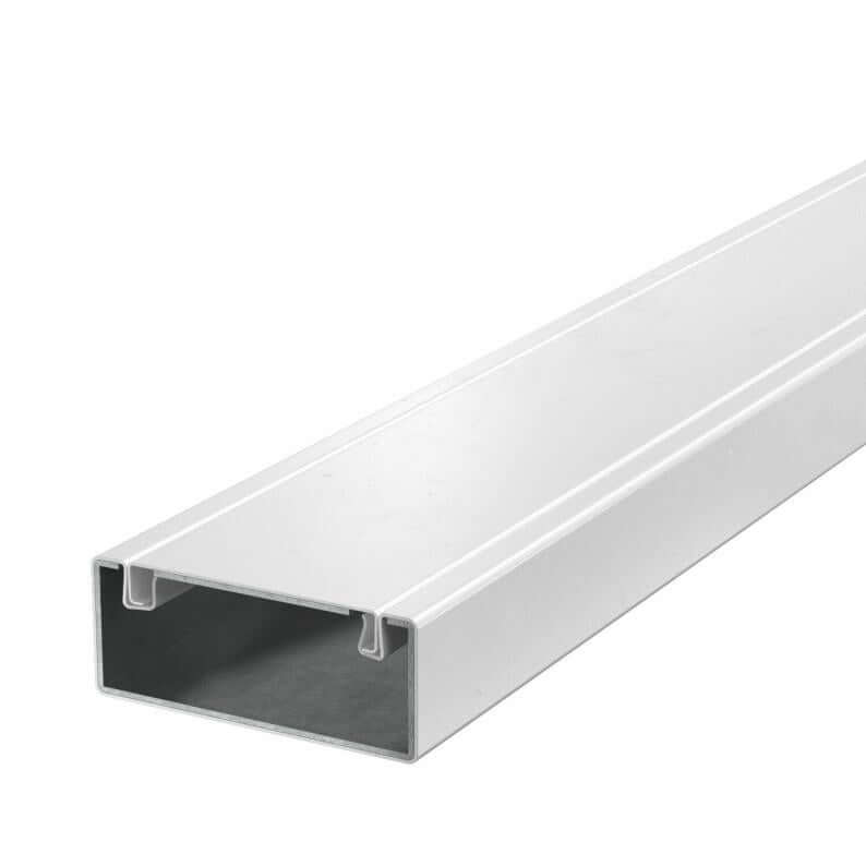 OBO Installationskanal mit Brandschutzgewebe PYROLINE® Rapid PLM, Kanalhöhe 40 mm, reinweiß