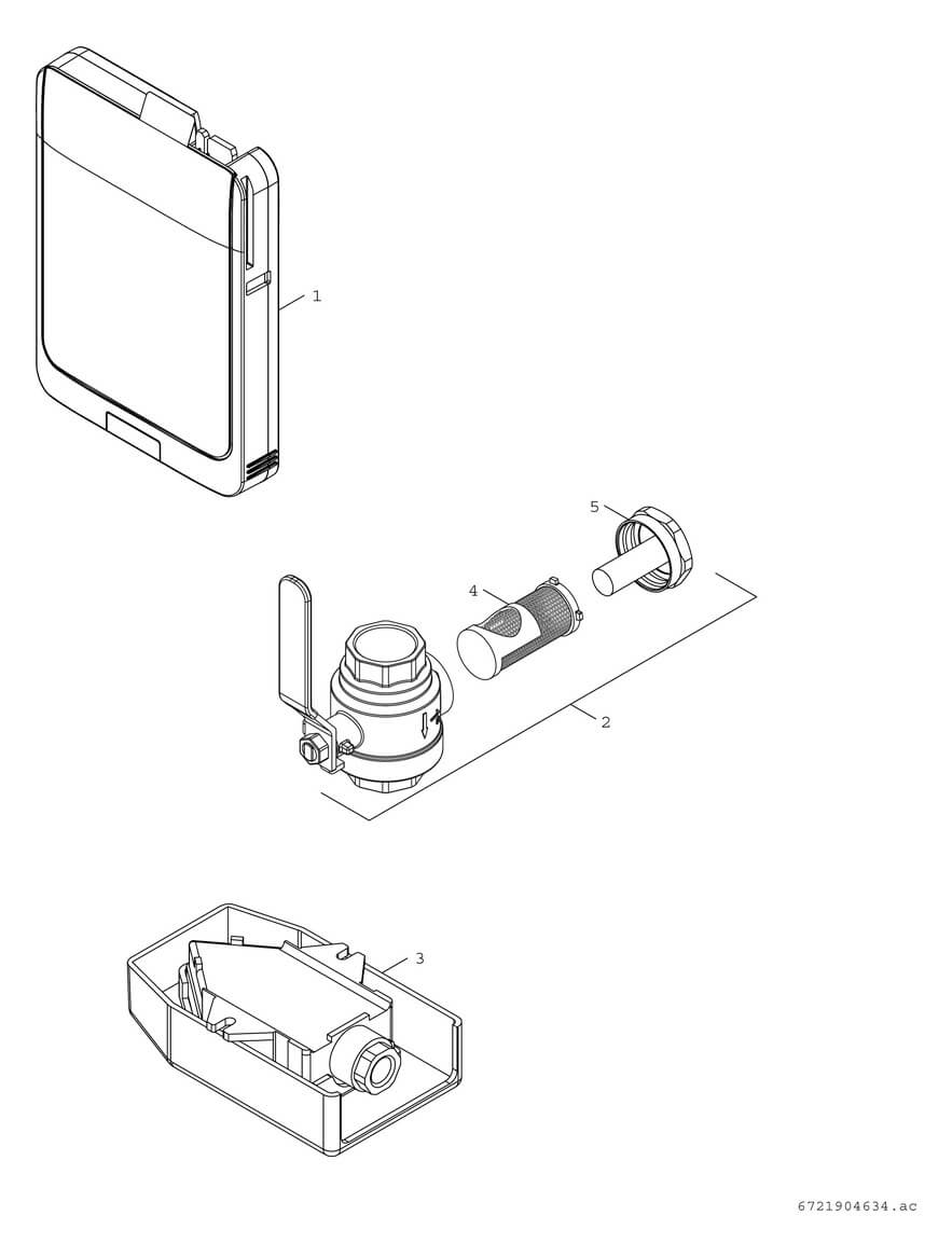 Bosch CS6800iAW Inneneinheit Explosionszeichnung 7