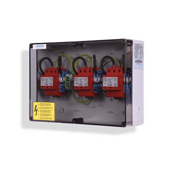 enwitec Überspannungsschutz DC Typ II, 3 MPPT, Klemmen