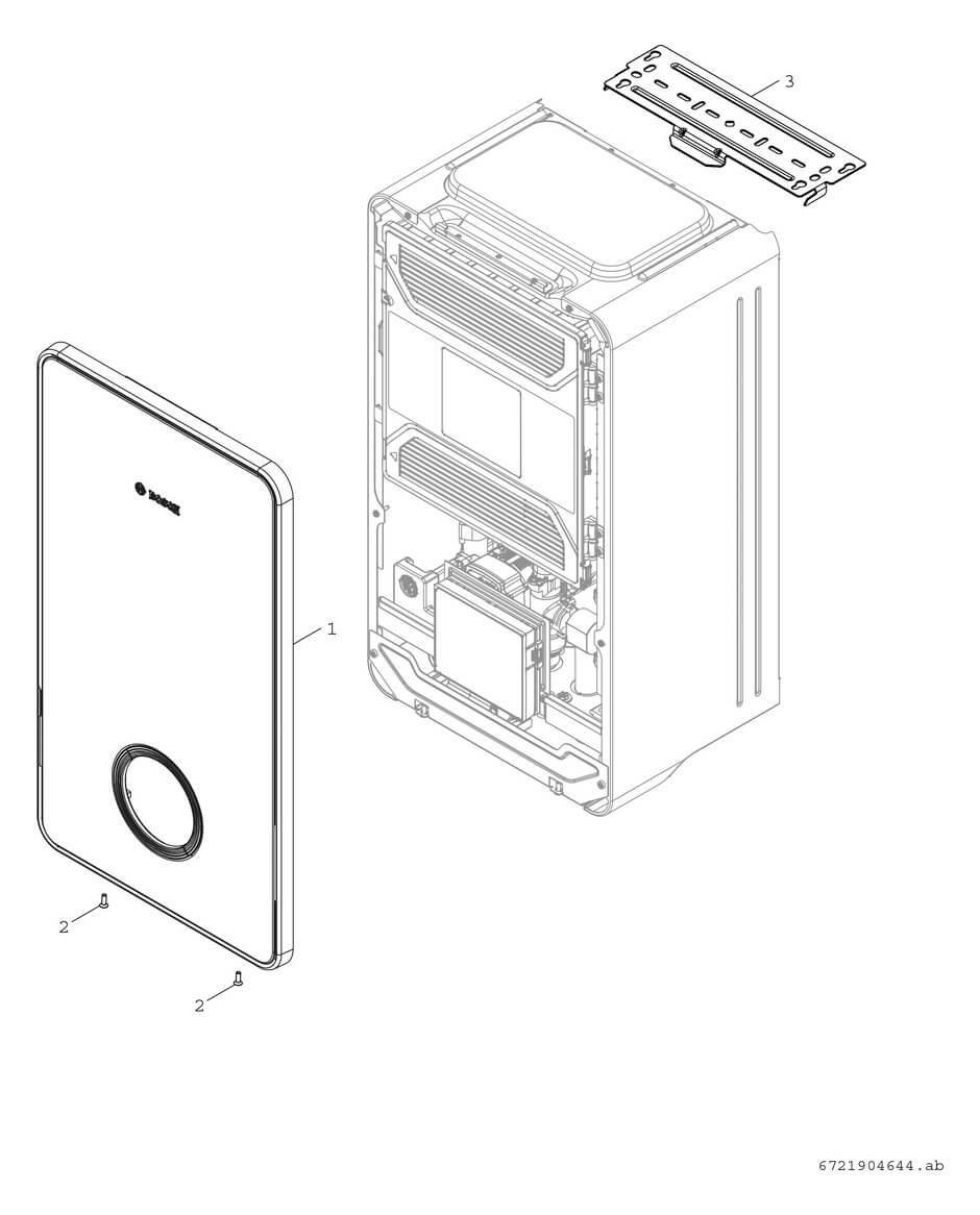 Bosch Inneneinheit CS6800i AW 12 E wandhängend