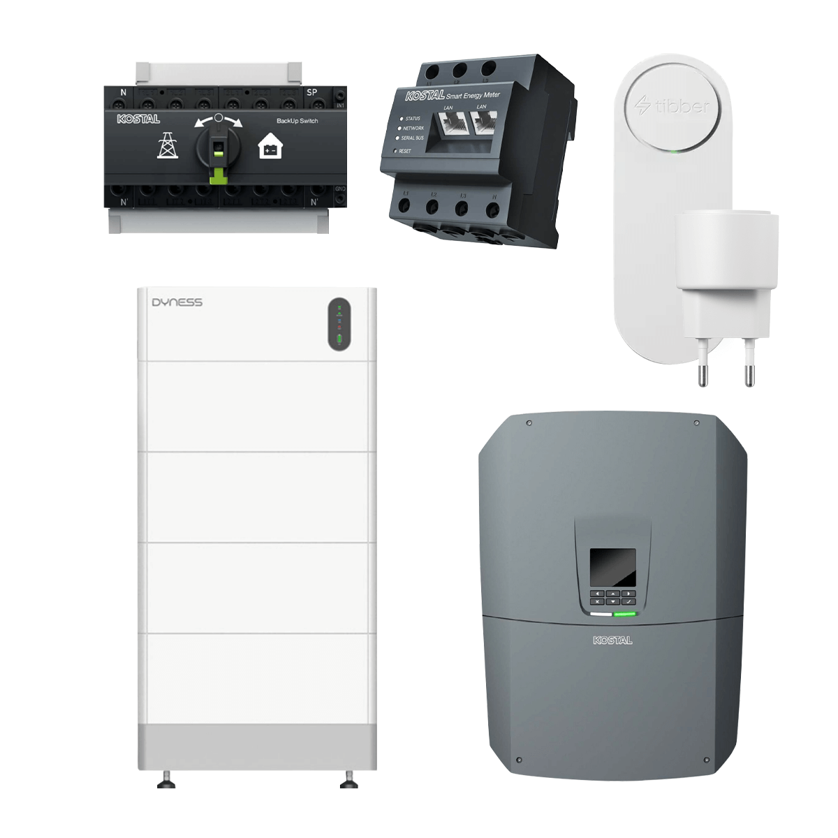 Tibber x Kostal x Dyness (CT+Plenticore G3 M 8.5-12.5 kW mit Tower Pro 15)