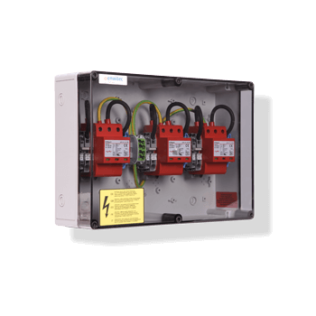 enwitec Überspannungsschutz DC Typ II, 3 MPPT, Klemmen