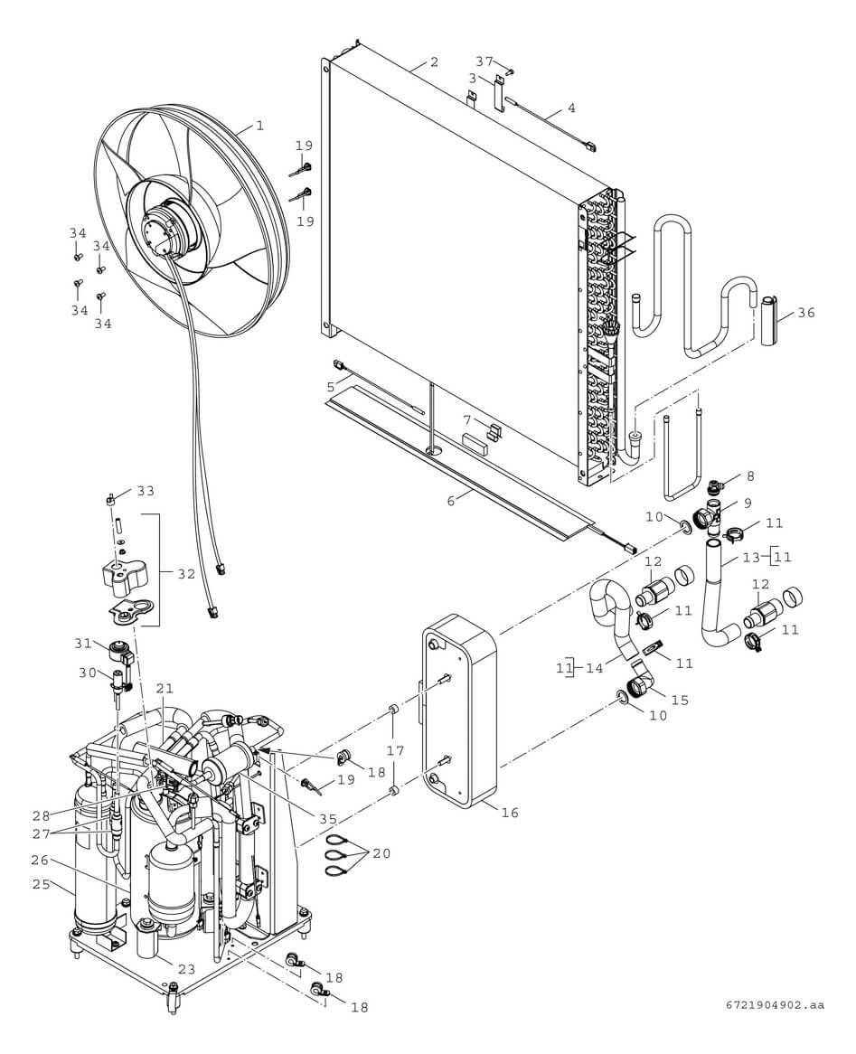 Bosch Monoblock CS5800i/6800i AW 7 kW Luft-Wasser Wärmepumpe