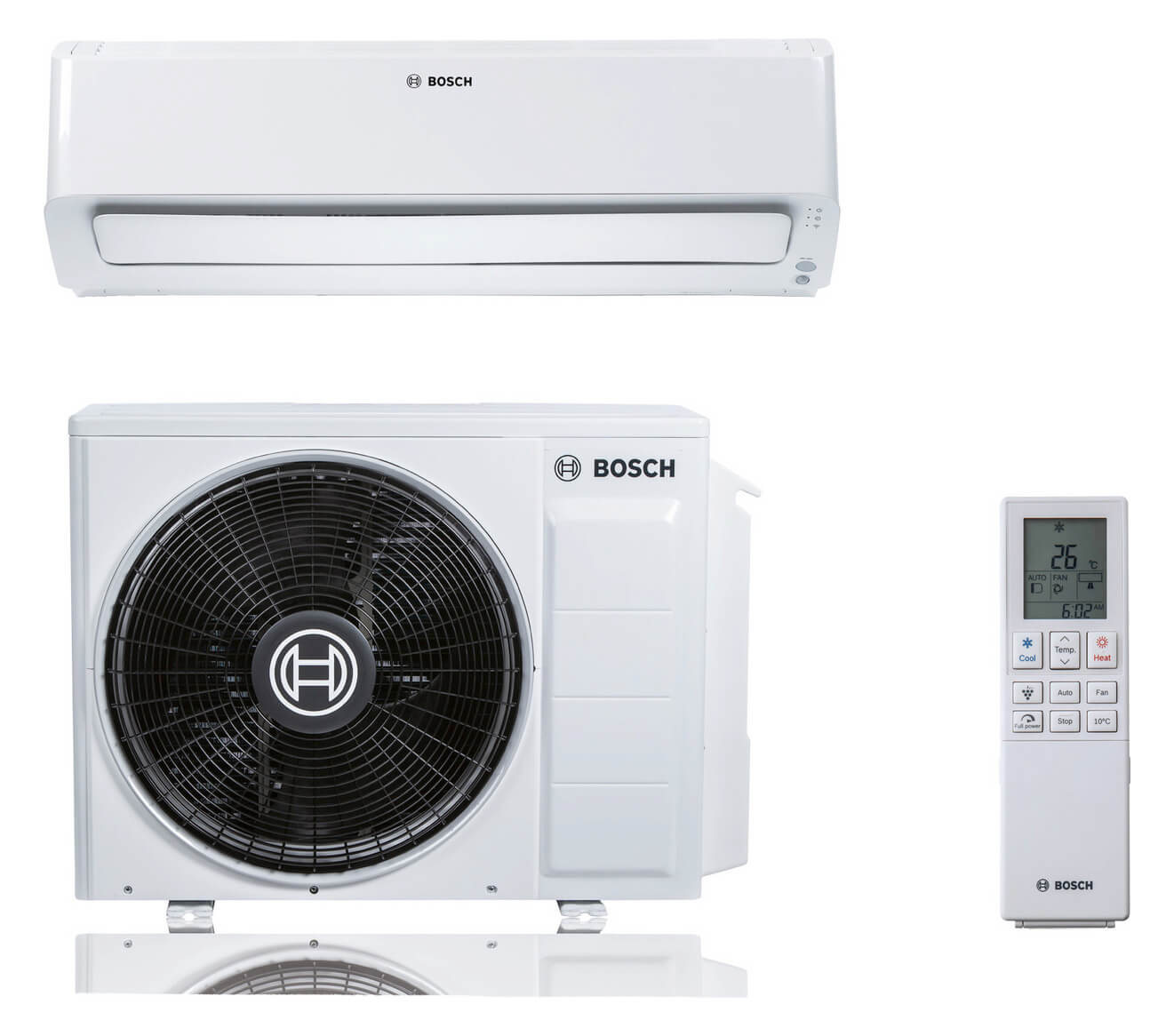 Bosch Single-Split-Klimagerät CLC8001i-Set 35 E Außen- und Inneneinheit, 3,5 kW