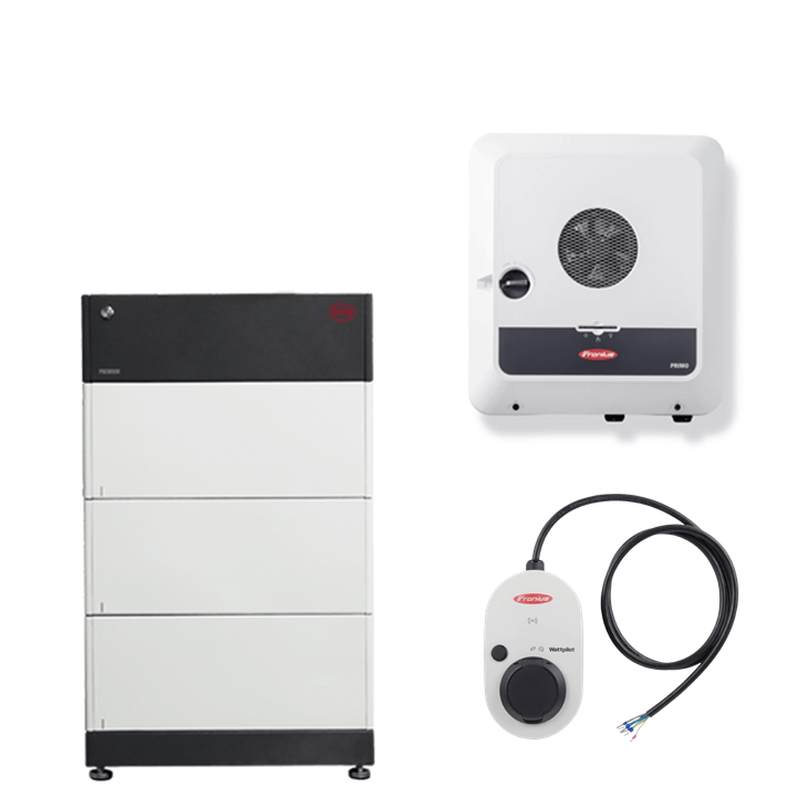 Kombipaket Fronius Symo Gen24 5.0 Plus mit Wattpilot, BYD HVS 7.7 und Smart Meter