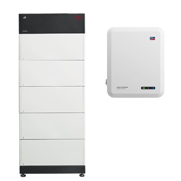 BYD Battery-Box Premium HVS 12.8 mit SMA Hybrid STP 10.0 SE