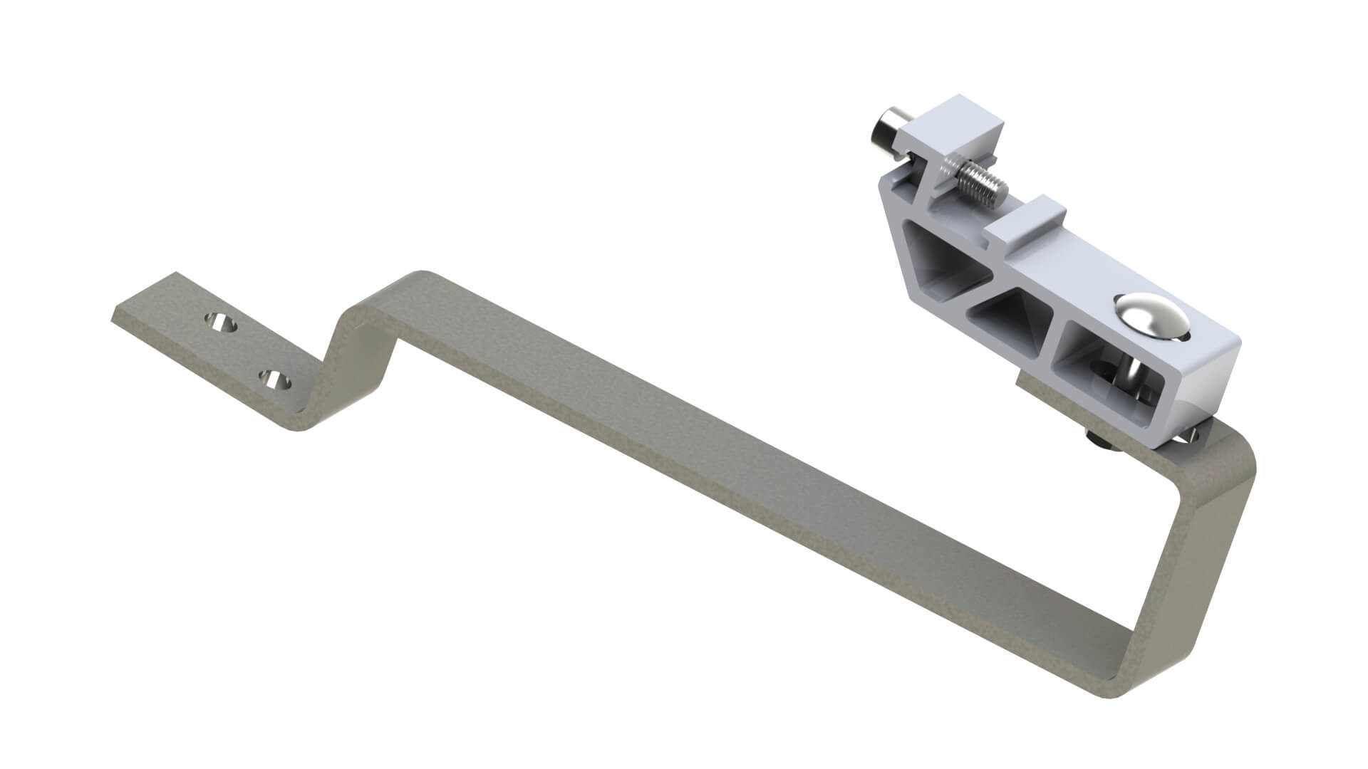 Alumero EasyFLEX Biberschwanz Dachhaken mit Schnellmontageadapter