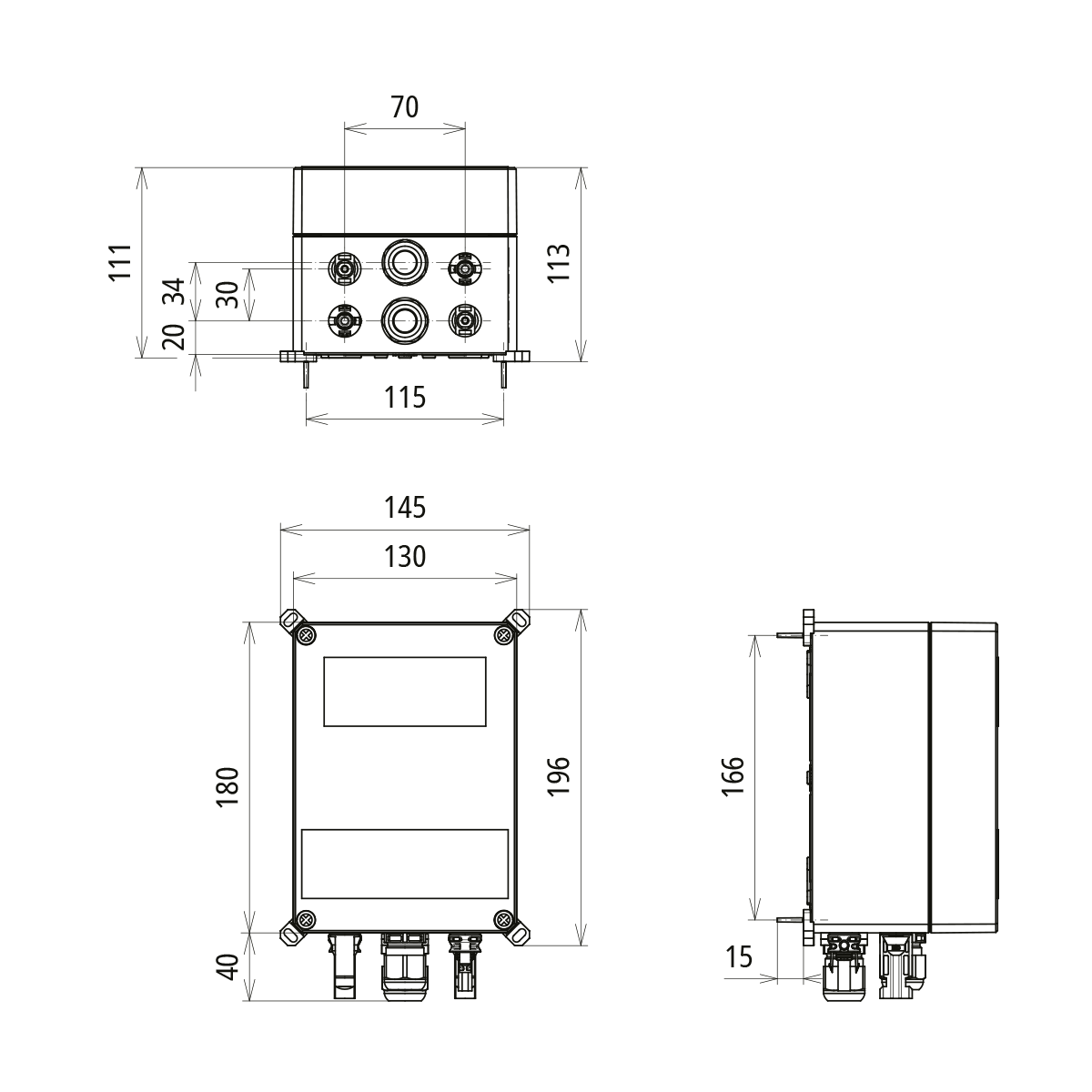 DEHNcube 2 YPV 1+2 1200 1M 1S MC4
