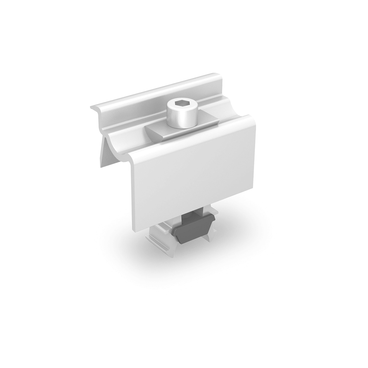 K2 Universal Modulendklemme OneEnd, silber