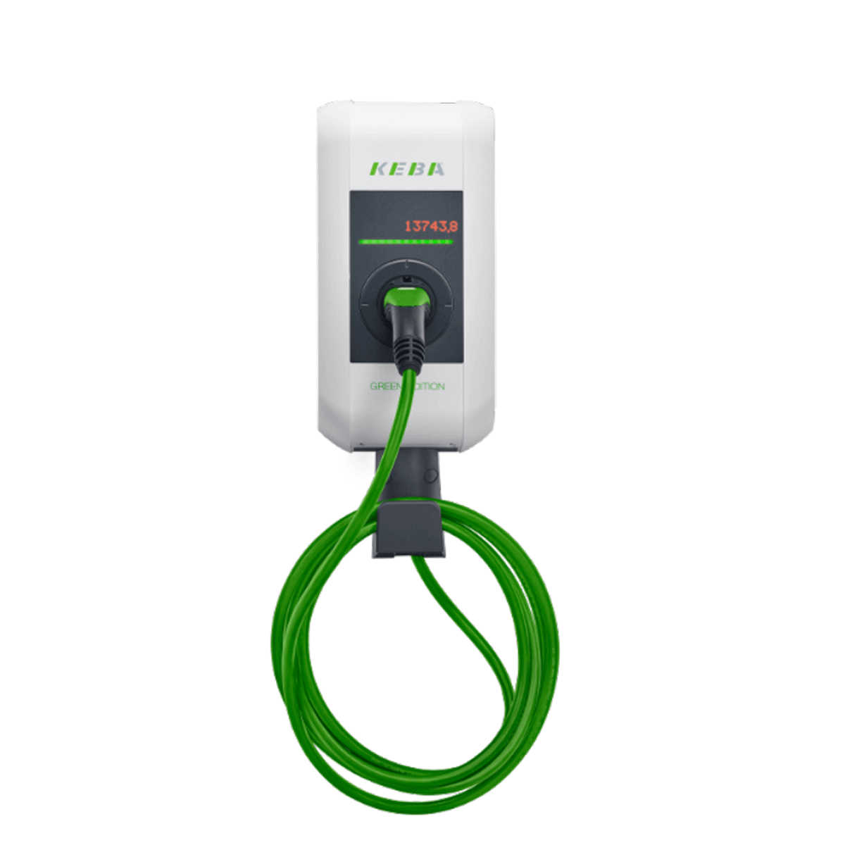 KEBA KeContact P30 X-Series Green Edition, PnC, Kabel