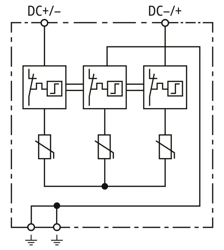 DEHNcube 2 YPV 1+2 1200 2M 2S MC4