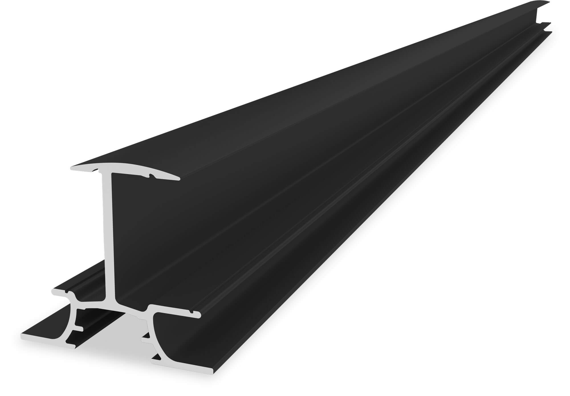 K2 Montageschiene InsertionRail 2.0 - 35; schwarz-eloxiert, 3,65 m