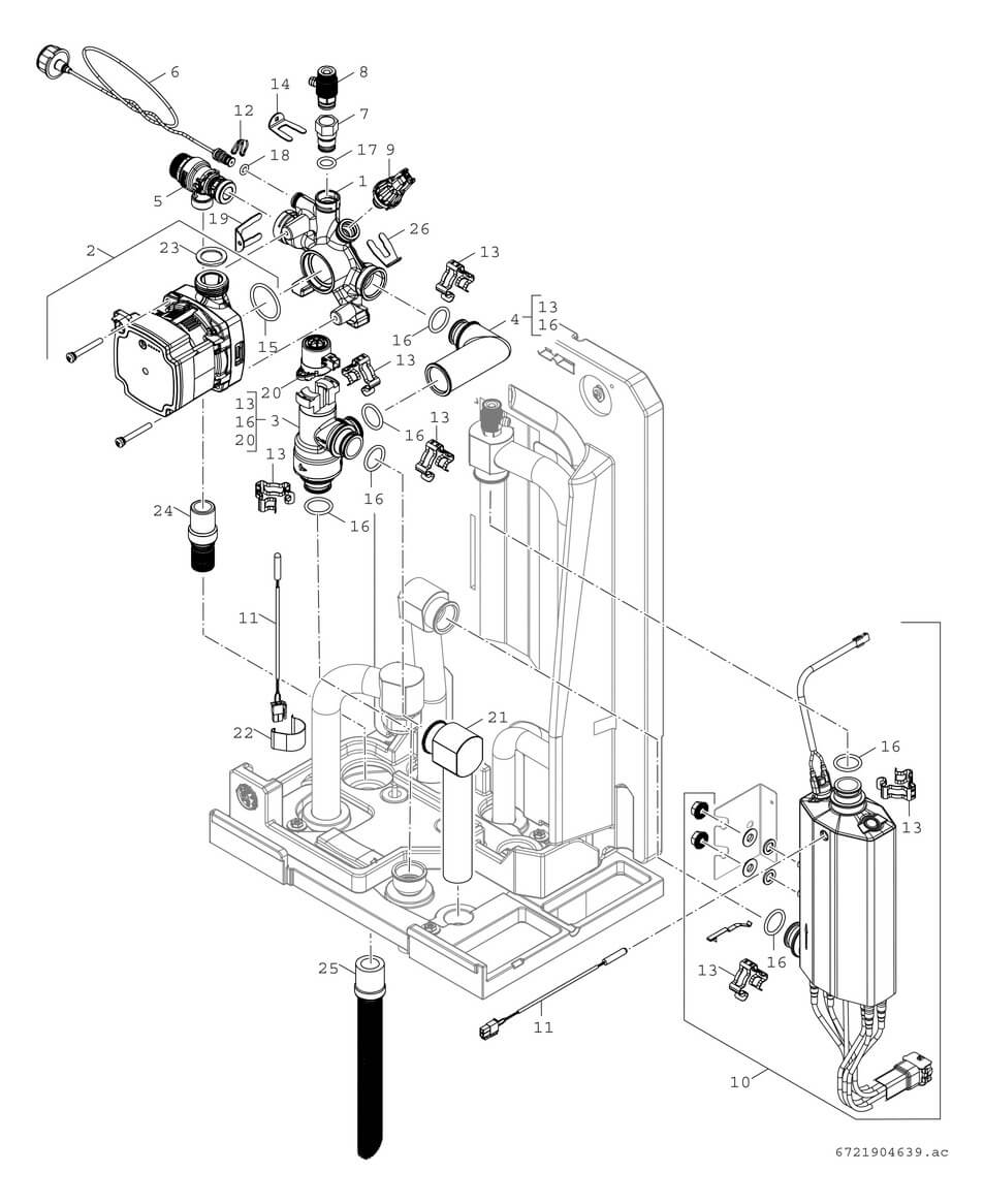 Bosch Inneneinheit CS6800i AW 12 E wandhängend