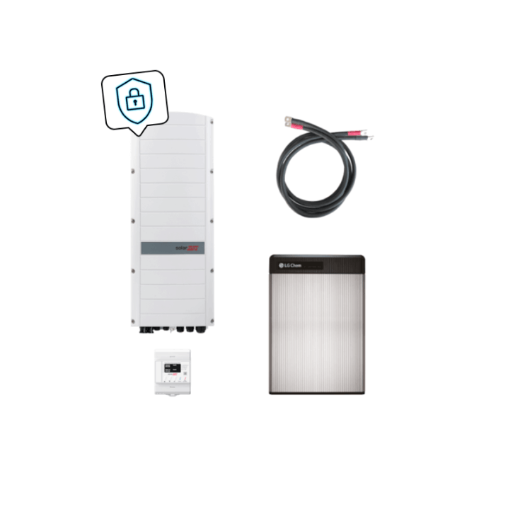 SolarEdge StorEdge RWS-Wechselrichter SE10K mit LG RESU 12 + S440