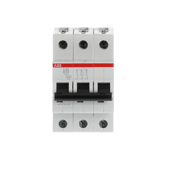 ABB LS-Schalter B20A, 3-pol., 6kA