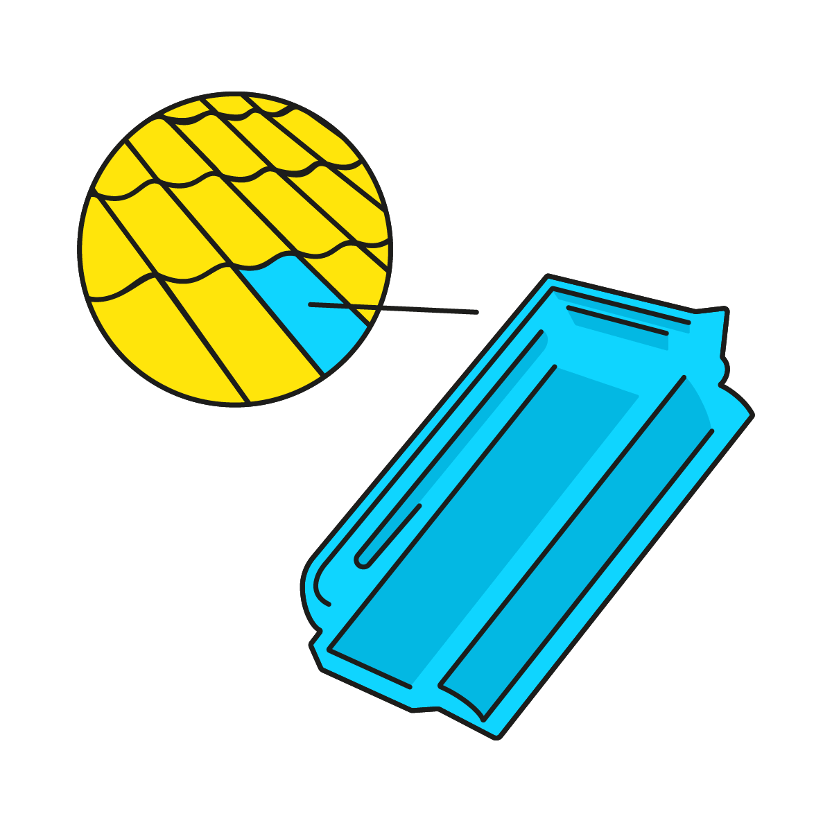 Lehmann Braas Harzer Pfanne, ziegelrot