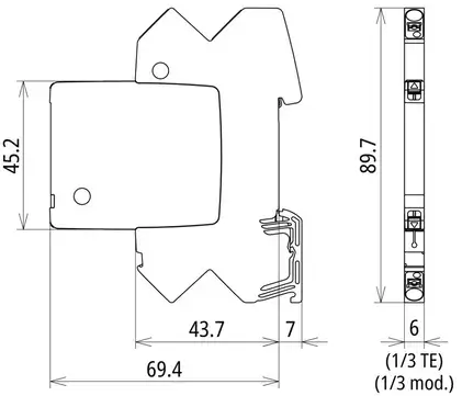 DEHN Kombi-Ableiter BLITZDUCTORconnect ML2 BD 48