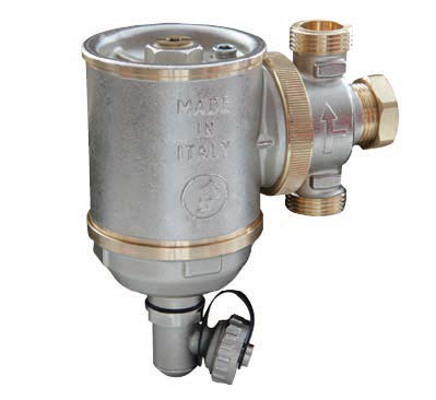 Cosmo Magnetit-Schlammabscheider 1" mit Isolierung und 2 Kugelhähnen