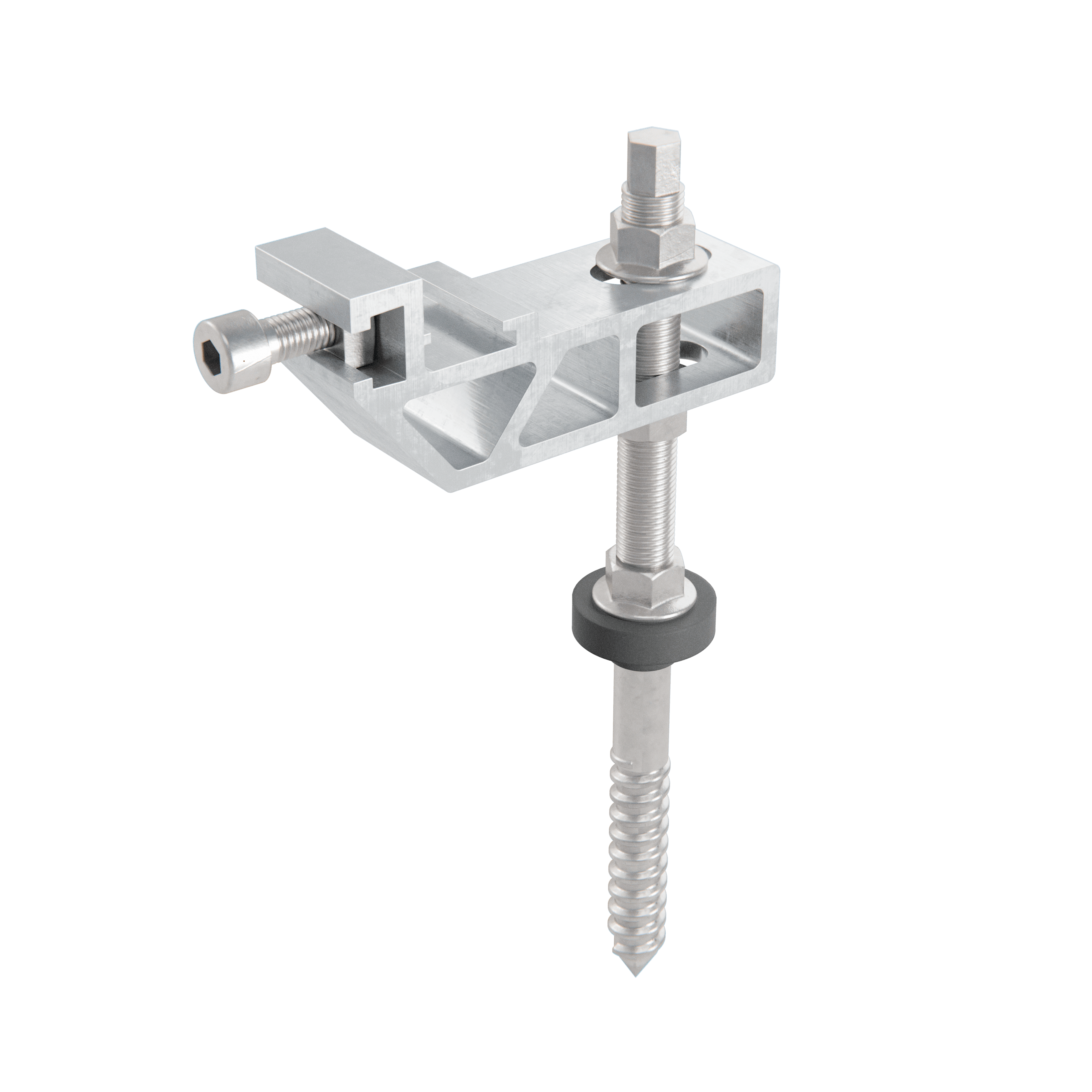 Alumero EasyBOLT Stockschraube 2.1 M10 x 200 mm mit Schnellmontageplatte