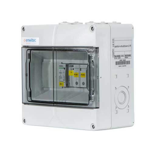 enwitec Fernsteuereinheit für 2 Feuerwehrschutzschalter