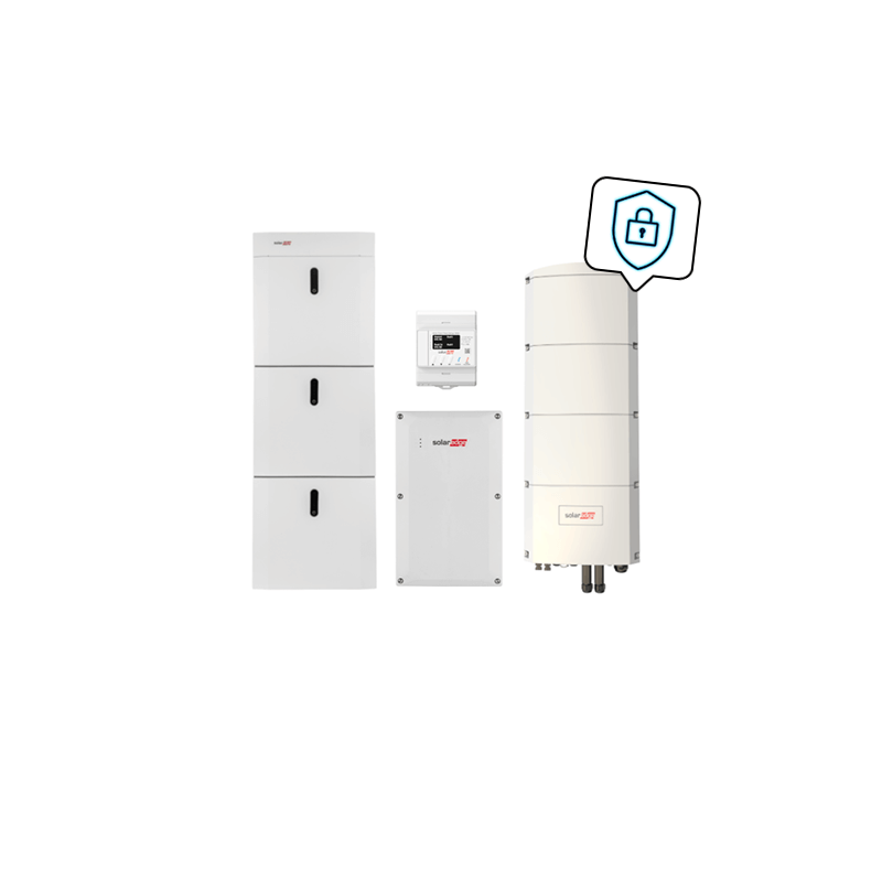 SolarEdge Home Ersatzstrom Paket mit SE8K-RWB48 und 14,55 kWh