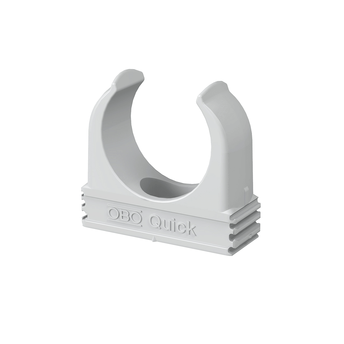 OBO Set aus Quick-Schellen und Quick-Pipe®-Rohren