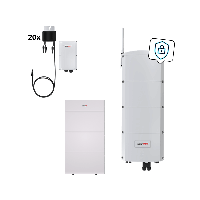 SolarEdge Single Kit Wide Version Backup 8 kW mit 9,7 kWh
