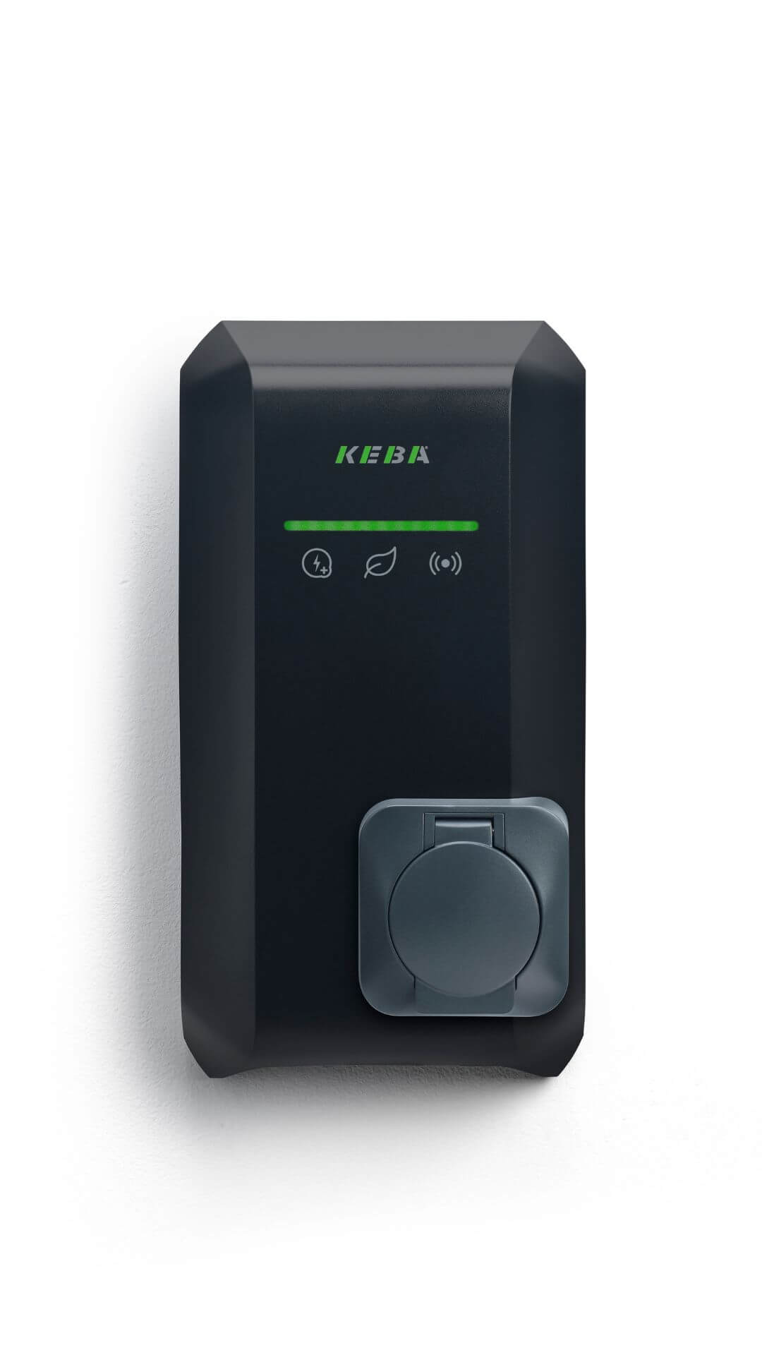 KEBA KeContact P40, 11 kW, Buchse, Schwarz