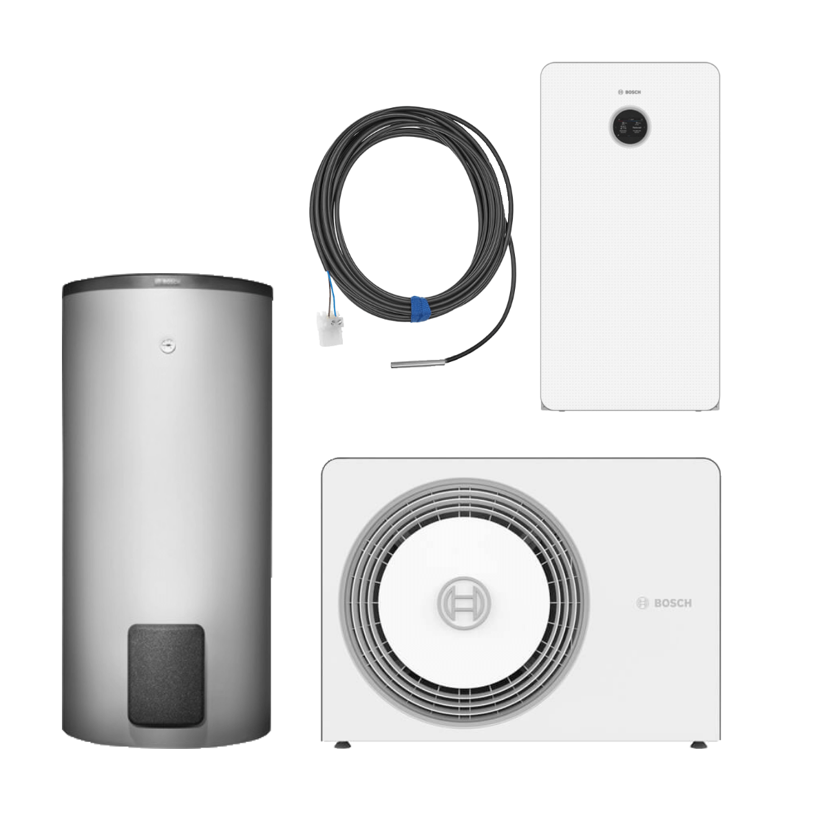 Bosch Monoblock 5800i AW 4kW Komplettsystem mit Warmwasserspeicher und integriertem Puffer