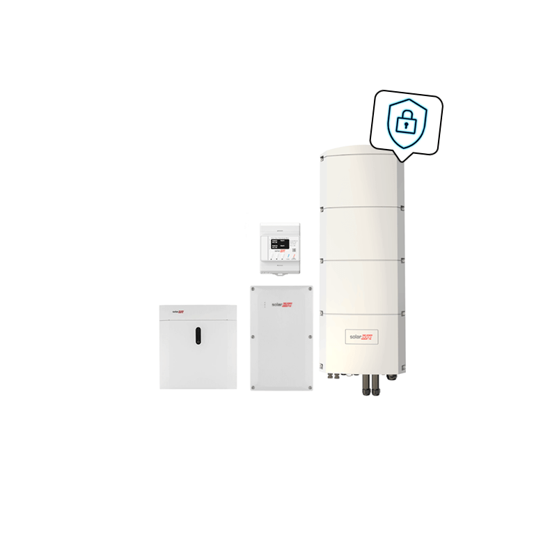 SolarEdge Home Ersatzstrom Paket mit 8 kVA und 4,6 kWh CyberSecurity