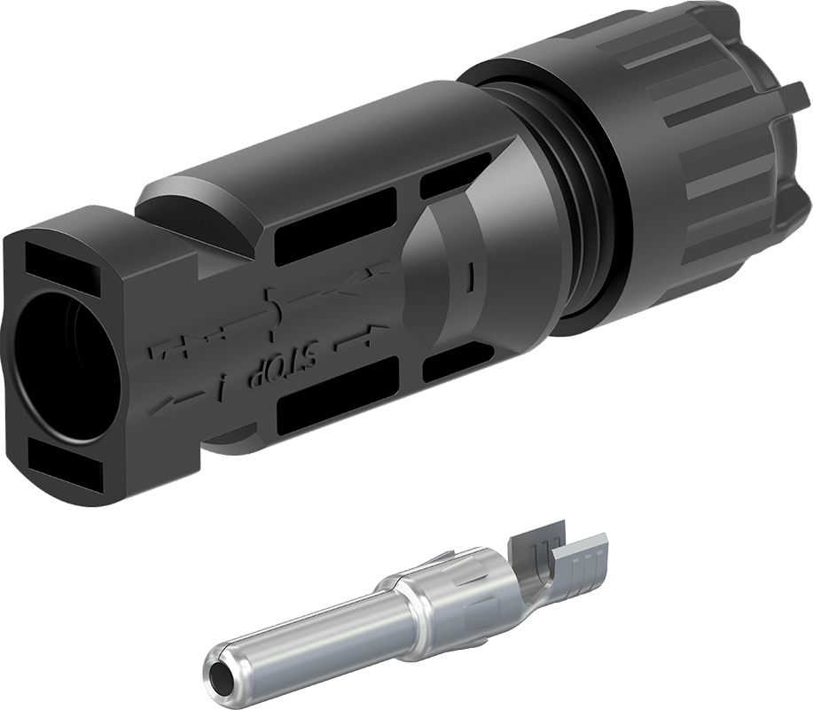Stäubli MC4 Stecker, 4-6 mm² II, Da 5,9-8,8 mm