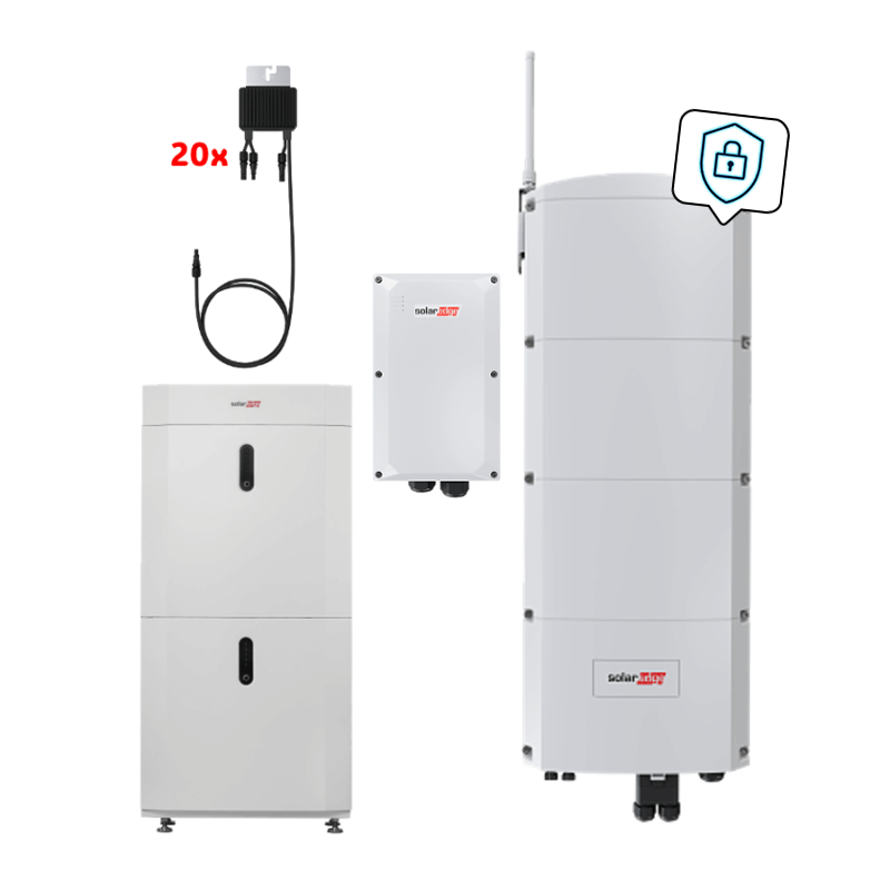 Single Kit mit Backup 8 kW CyberSecurity
