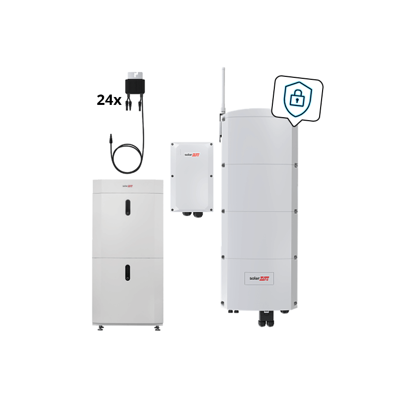 Solaredge Clips SolarEdge Single Kit Backup 10 kW mit 9,7 kWh | 12861
