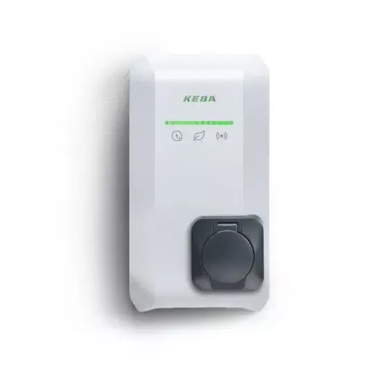 KEBA KeContact P40 Pro, 22 kW, Buchse, ME, Weiß