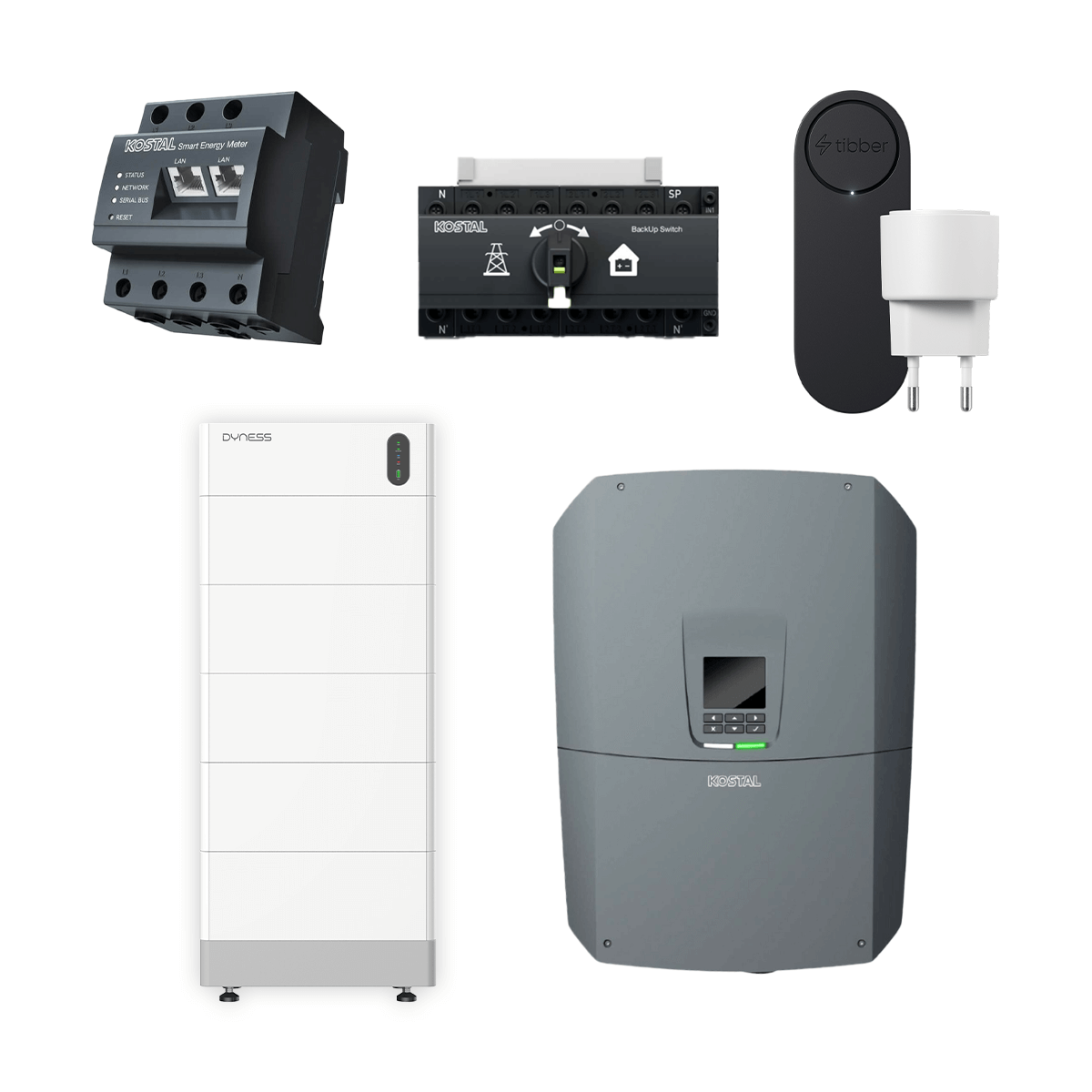 Tibber x Kostal x Dyness (Plenticore G3 L 15-20 kW mit Tower Pro 19)