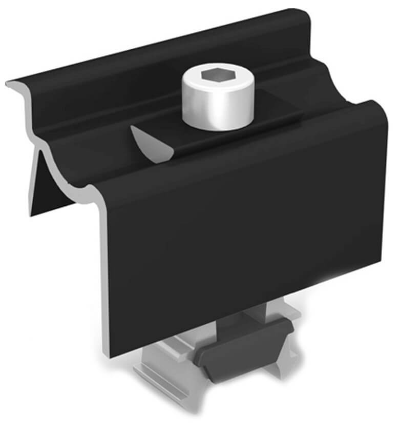 K2 Universal Modulendklemme OneEnd, schwarz