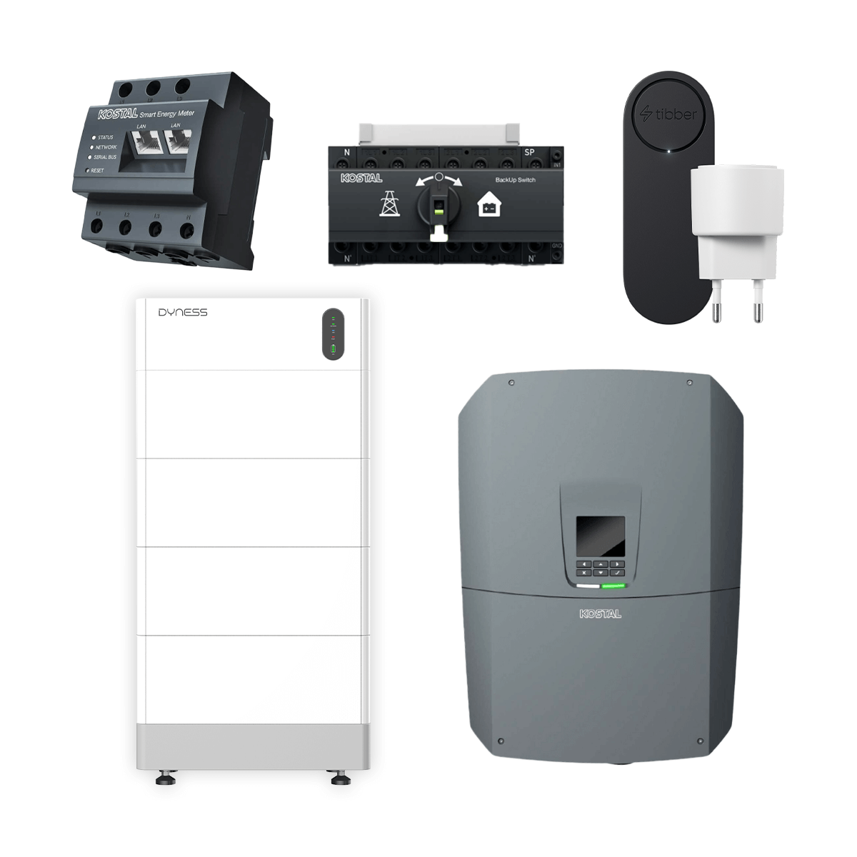 Tibber x Kostal x Dyness (Plenticore G3 M 8.5-12.5 kW mit Tower Pro 15)