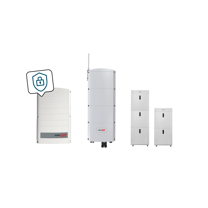 SolarEdge Hybridpaket 20-25 kWp und 23 kWh CyberSecurity